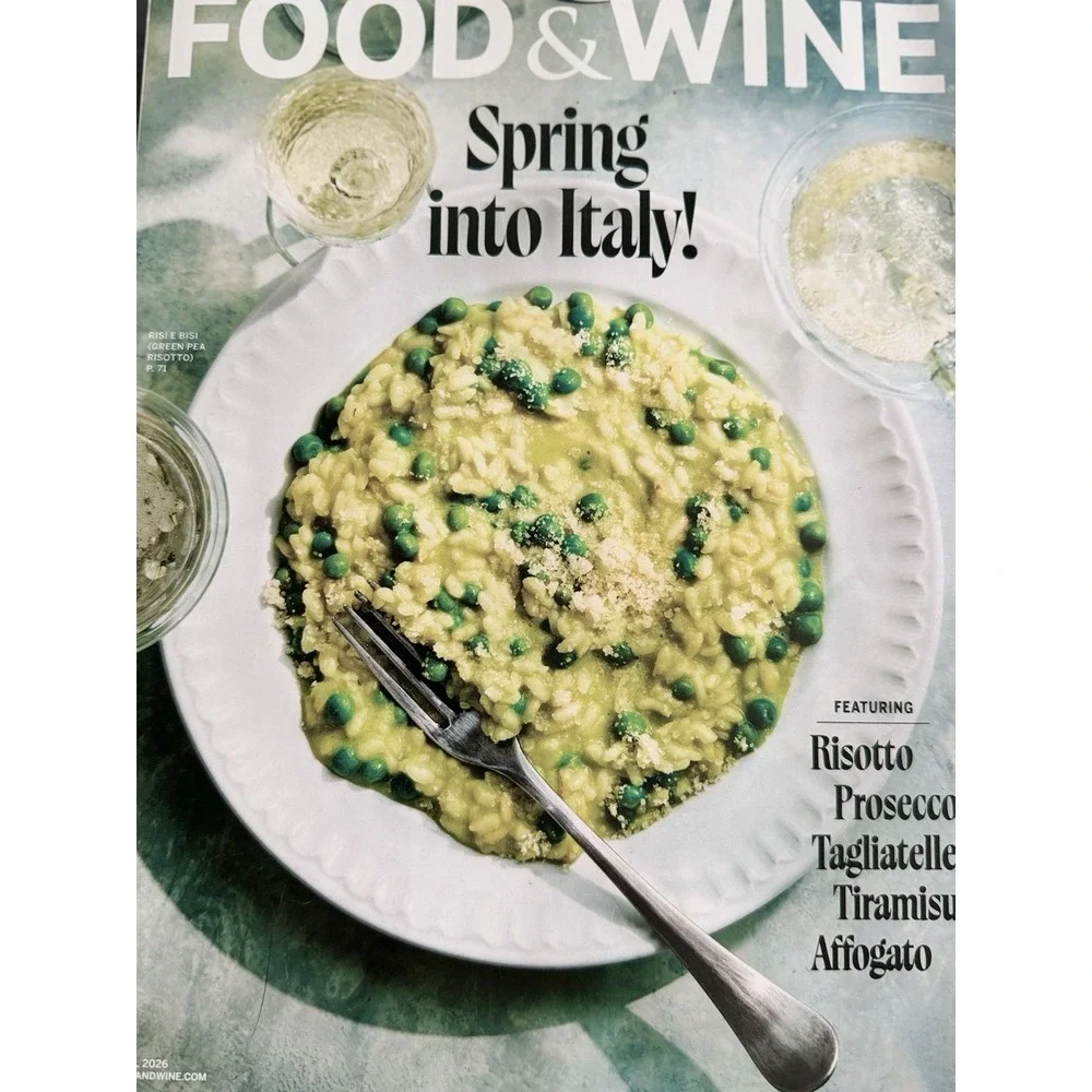 Lot 4 FOOD & WINE Magazine Holiday December/January Feb March April 2026